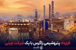 قرارداد پتروشیمی زاگرس با یک شرکت چینی