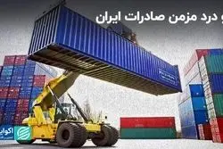 دو درد مزمن صادرات ایران