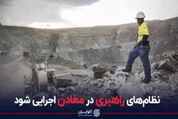 نظام های راهبری در معادن اجرایی شود
