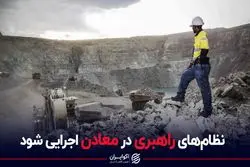 نظام های راهبری در معادن اجرایی شود