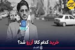 خرید کدام کالا برای مردم آرزو شد؟