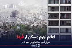 اعلام تورم مسکن از فردا