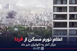اعلام تورم مسکن از فردا