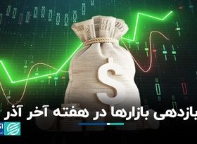 بازدهی بازارها در هفته آخر آذر