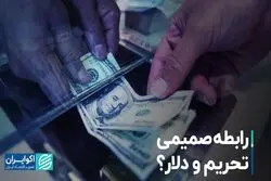 رابطه صمیمی تحریم و دلار؟