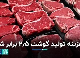 هزینه تولید گوشت 2.5 برابر شد، رکورد ۱۱ ساله تورم دام شکسته شد