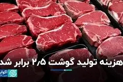 هزینه تولید گوشت 2.5 برابر شد، رکورد ۱۱ ساله تورم دام شکسته شد