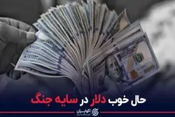 حال خوب دلار در سایه جنگ