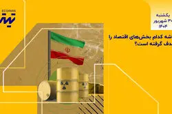 ماشه کدام بخش‌های اقتصاد را هدف گرفته است؟