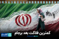 کمترین فلاکت بعد برجام