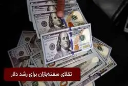 تقلای سفته‌بازان برای رشد دلار