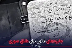 جایزه های قانون برای طلاق صوری