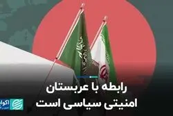 رابطه با عربستان امنیتی سیاسی است