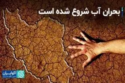 تهدیدی برای آینده ایران؛ بحران آب شروع شده است