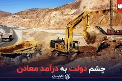 چشم دولت به درآمد معادن