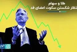 طلا و سهام در انتظار شکستن سکوت اعضای «فد»