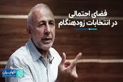 فضاى احتمالی در انتخابات زودهنگام