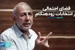فضاى احتمالی در انتخابات زودهنگام