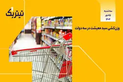 وزن‌کشی سبد معیشت در سه دولت
