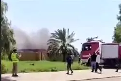 وقوع آتش‌سوزی در فرودگاه بصره؛ جزئیات حادثه اعلام شد