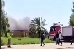 وقوع آتش‌سوزی در فرودگاه بصره؛ جزئیات حادثه اعلام شد