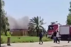 وقوع آتش‌سوزی در فرودگاه بصره؛ جزئیات حادثه اعلام شد