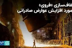 شفاف‌سازی ذوب روی اصفهان درمورد افزایش عوارض صادراتی
