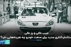 جیب خالی و پز عالی/  استانداردگذاری جدید برای صنعت خودرو چه هزینه‌هایی دارد؟