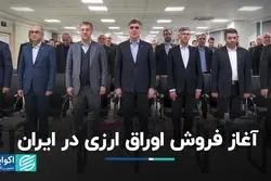 آغاز فروش اوراق ارزی در ایران  