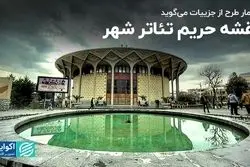 معمار طرح از جزییات می‌گوید: نقشه حریم تئاتر شهر  