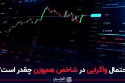 احتمال واگرایی در شاخص هم وزن چقدر است؟