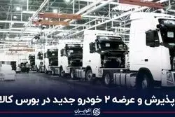 پذیرش و عرضه 2 خودرو جدید در بورس کالا