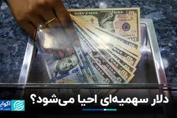 دلار سهمیه‌ای احیا می‌شود؟