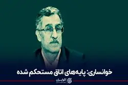 خوانساری: پایه‌های اتاق مستحکم شده