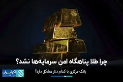 چرا طلا پناهگاه امن سرمایه‌ها نشد؟/ بانک مرکزی با کدام دلار مشکل دارد؟