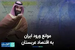 موانع ورود ایران به اقتصاد عربستان