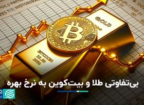 طلا و بیت‌کوین بی‌تفاوتی به نرخ بهره