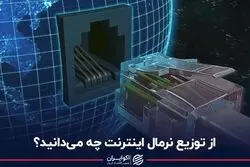 از توزیع نرمال اینترنت چه می‌دانید؟