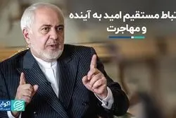 ظریف: مشکل مهاجرت ارتباط مستقیمی با امید به آینده دارد