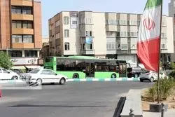 تصادف یک اتوبوس‌ بی‌.آر.تی تهران با ۷ خودرو و موتور در این خیابان