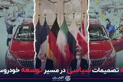چاله تصمیمات سیاسی در مسیر توسعه خودروسازی