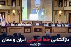 بازگشایی خط دریایی ایران و عمان