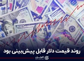 روند قیمت دلار قابل پیش‌بینی بود