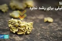 طلا دلیلی برای رشد ندارد