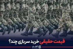 قیمت حقیقی خرید سربازی چند؟