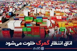 گمرک اتاق انتظارش را خلوت می‌کند