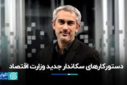 دستورکارهای سکاندار جدید وزارت اقتصاد 