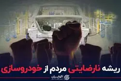ریشه نارضایتی مردم از خودروسازی