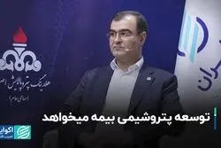توسعه پتروشیمی بیمه میخواهد  