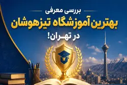 بررسی معرفی بهترین آموزشگاه تیزهوشان در تهران!